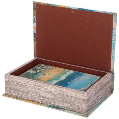 НАБОР ШКАТУЛОК-КНИЖЕК ИЗ 2-Х ШТ. 27Х18Х7/21Х13Х5 СМ-2