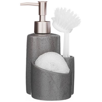 ДОЗАТОР ДЛЯ МОЮЩЕГО СРЕДСТВА + ГУБКА И ЩЕТКА (КОР=24ШТ.)-0