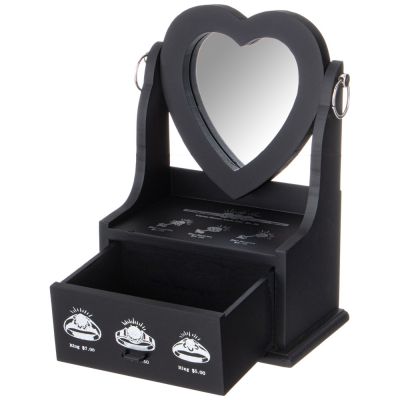 ШКАТУЛКА ДЛЯ УКРАШЕНИЙ С ЗЕРКАЛОМ 18*11*29,5 СМ-2