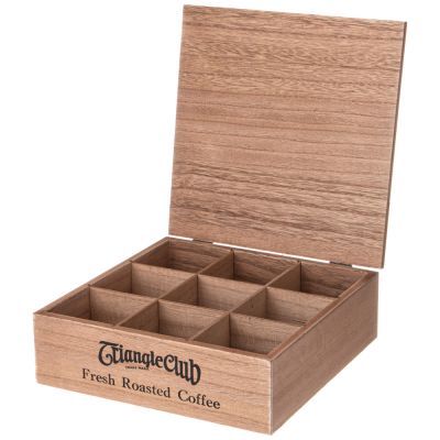 ШКАТУЛКА ДЛЯ ЧАЙНЫХ ПАКЕТИКОВ 24*24*8 СМ-2