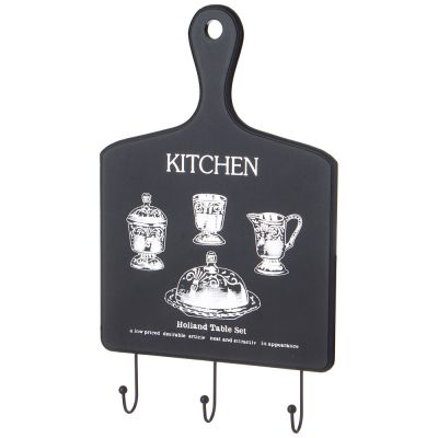 ВЕШАЛКА ДЛЯ КУХОННЫХ АКСЕССУАРОВ 24*40*4,5 СМ-0