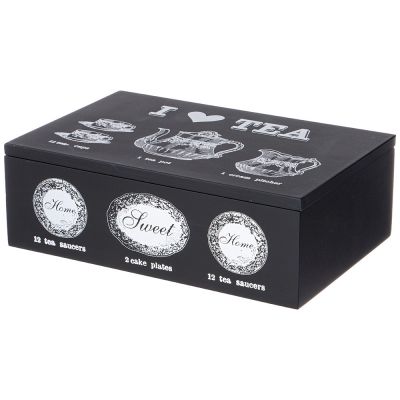 ШКАТУЛКА ДЛЯ ЧАЙНЫХ ПАКЕТИКОВ 24*16*7 СМ-0