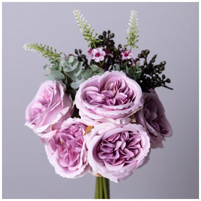 ЦВЕТОЧНАЯ КОМПОЗИЦИЯ ИЗ ПИОНОВ ДЛИНА=26СМ МАЛ.УП.=24ШТ-0