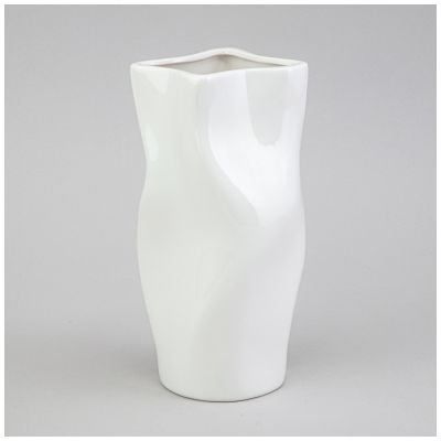 ВАЗА 11*11*21СМ ЦВЕТ: БЕЛЫЙ-2