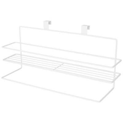 НАВЕСНОЙ ДЕРЖАТЕЛЬ ДЛЯ ПОЛОТЕНЦА С ПОЛКОЙ 40*12*16 СМ ЦВЕТ: БЕЛЫЙ-0