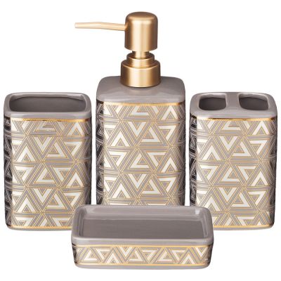 НАБОР ДЛЯ ВАННОЙ КОМНАТЫ 4 ПР. (КОР=12НАБ.) 360 МЛ-0