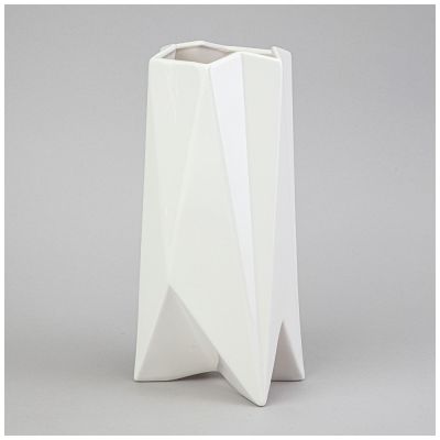 ВАЗА 10.5*8*24СМ ЦВЕТ: БЕЛЫЙ-0