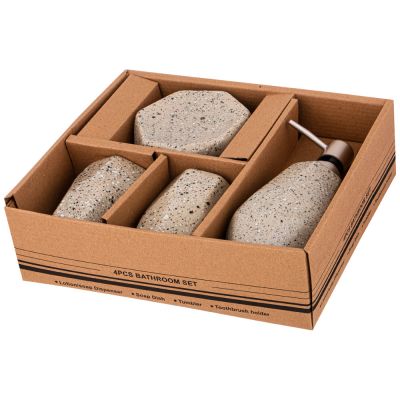 НАБОР ДЛЯ ВАННОЙ КОМНАТЫ 4 ПР. (КОР=12НАБ.)-1