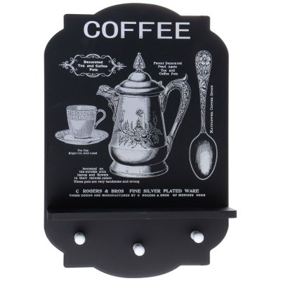 ВЕШАЛКА ДЛЯ КУХНИ С КРЮЧКАМИ 32,2*47,5*10 СМ-1