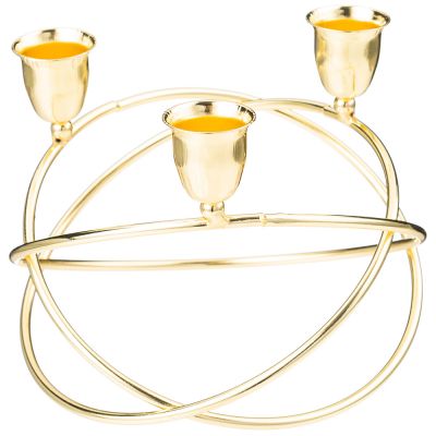 ПОДСВЕЧНИК НА 3 СВЕЧИ 14Х14Х12 СМ-0