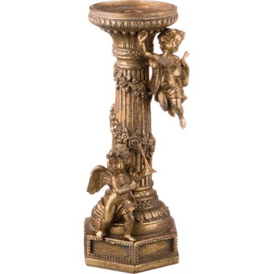 ПОДСВЕЧНИК С АМУРЧИКОМ 10*10*26 СМ. (КОР=6ШТ.)-0