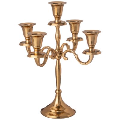 ПОДСВЕЧНИК НА 5 СВЕЧЕЙ. ВЫСОТА=28,5 СМ.-0