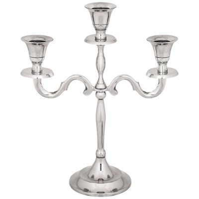 ПОДСВЕЧНИК НА 3 СВЕЧИ. ВЫСОТА=28,5 СМ. (КОР=12ШТ.)-0