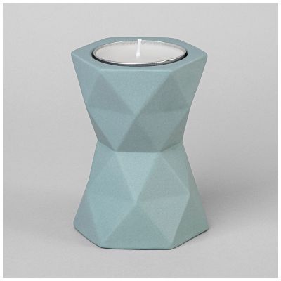 ПОДСВЕЧНИК СО СВЕЧОЙ  8.5*8.5*12.5СМ (СВЕЧА АРОМАТИЧЕСКАЯ В КОМПЛЕКТЕ)-0