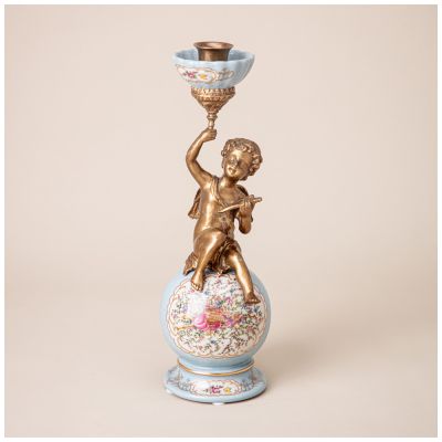 НАБОР ПОДСВЕЧНИКОВ ИЗ 2-Х ШТ. ДИАМЕТР=10,5 СМ ВЫСОТА=32 СМ-2