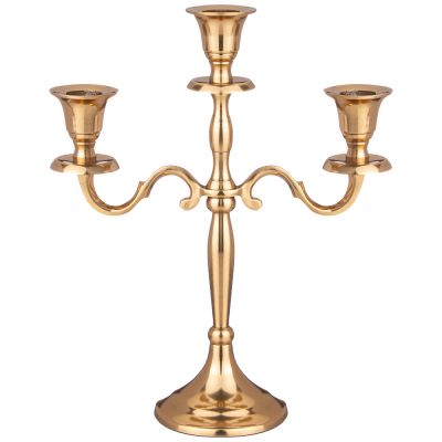 ПОДСВЕЧНИК НА 3 СВЕЧИ. ВЫСОТА=28,5 СМ.-0