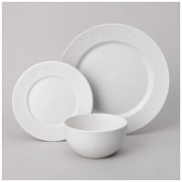 НАБОР ПОСУДЫ ОБЕДЕННЫЙ НА 4 ПЕР. 12 ПР. 720 МЛ 27,5х27,5х2, 19,2х19,2х0,9, 14,2х14,2х7СМ