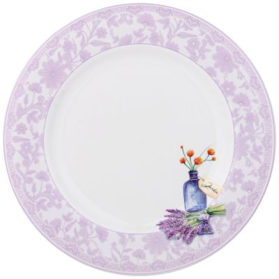 ТАРЕЛКА ОБЕДЕННАЯ LEFARD ЛАВАНДОВАЯ ВЕСНА 25,5 СМ МАЛ.УП.=4шт.-0
