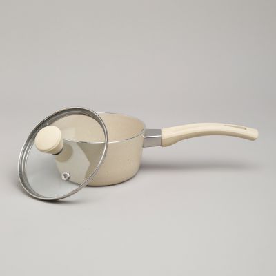 КОВШИК AGNESS АНТИП. ПОКР. РУЧКА SOFT TOUCH  И СТЕКЛ. КРЫШКОЙ 600 МЛ 12*6 СМ-1