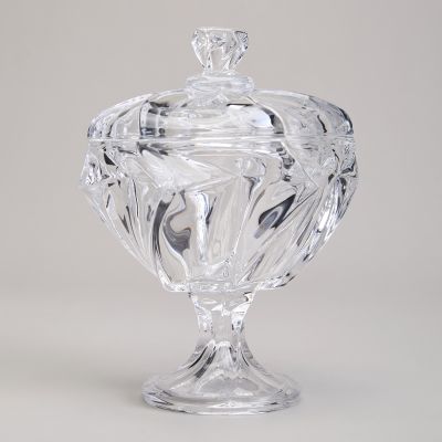 БЛЮДО С КРЫШКОЙ НА НОЖКЕ 