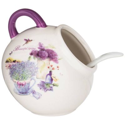 СОЛОНКА С ЛОЖКОЙ AGNESS 