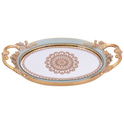 ПОДНОС  ДЕКОРАТИВНЫЙ 43.3*24*5.3CM-0