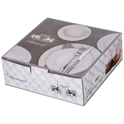 НАБОР СЕРВИРОВОЧНЫЙ НА ДЕРЕВ. ПОДСТАВКЕ LEFARD 