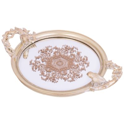 ПОДНОС ДЕКОРАТИВНЫЙ 37*27.3*4.5CM-2