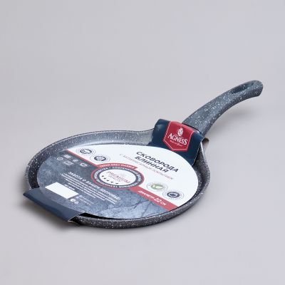 СКОВОРОДА БЛИННАЯ AGNESS С АНТИПРИГАРНЫМ ПОКРЫТИЕМ, 22Х2СМ, ИНДУКЦИОННОЕ ДНО-1