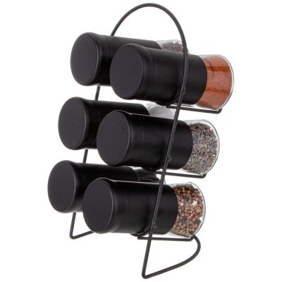 НАБОР БАНОЧЕК ДЛЯ СПЕЦИЙ ИЗ 6 ШТ. НА МЕТАЛ. ПОДСТАВКЕ-3