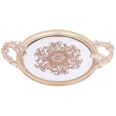 ПОДНОС ДЕКОРАТИВНЫЙ 37*27.3*4.5CM-0