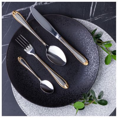 НАБОР СТОЛОВЫХ ПРИБОРОВ AGNESS НА 6 ПЕРСОН 24 ПР.-4