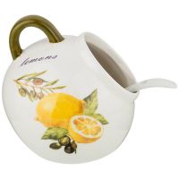 СОЛОНКА С ЛОЖКОЙ AGNESS 