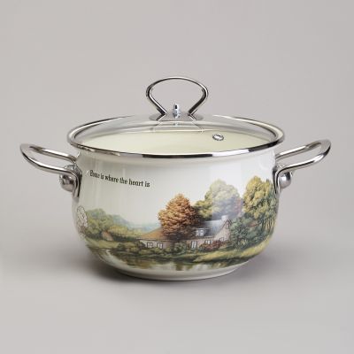 НАБОР КАСТРЮЛЬ ЭМАЛИРОВАННЫЙ, СЕРИЯ 