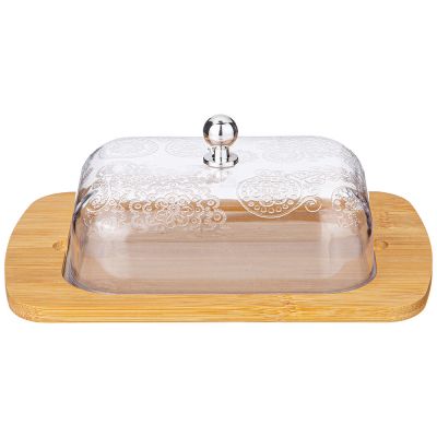 МАСЛЕНКА AGNESS С ПЛАСТИКОВОЙ КРЫШКОЙ 19*12*7 СМ (КОР=24ШТ.)-0