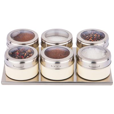 НАБОР ДЛЯ СПЕЦИЙ AGNESS 7 ПР. НА МАГНИТАХ, В Т.Ч. МЕТАЛ.ПОДСТАВКА 20*13*5 СМ-0