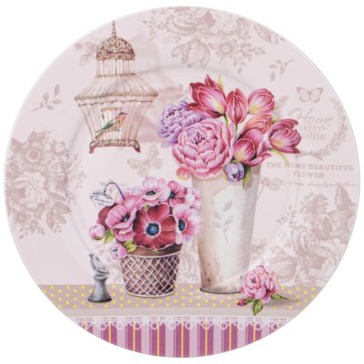 ТАРЕЛКА ЗАКУСОЧНАЯ LEFARD ТЮЛЬПАНЫ 20,5 СМ МАЛ.УП.=4шт.-0