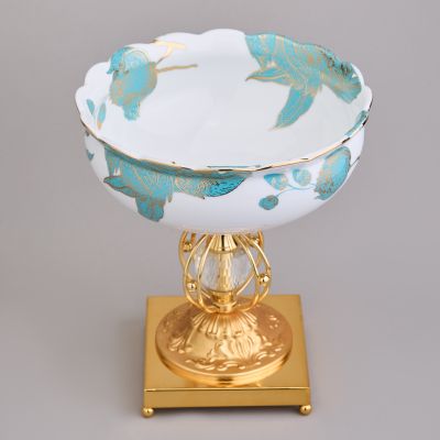 ФРУКТОВНИЦА НА НОЖКЕ 20*20*22,5 СМ-4