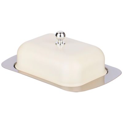 МАСЛЕНКА AGNESS С МЕТАЛЛ. КРЫШКОЙ 19*12*7 СМ-2