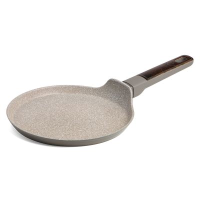 СКОВОРОДА БЛИННАЯ С АНТИПРИГАРНЫМ ПОКРЫТИЕМ PFLUON MARBLE, 22*4,3 СМ-0