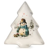 ТАРЕЛКА В ФОРМЕ ЕЛКИ AGNESS 