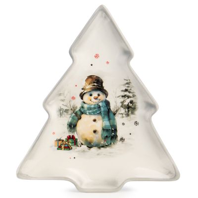 ТАРЕЛКА В ФОРМЕ ЕЛКИ AGNESS 