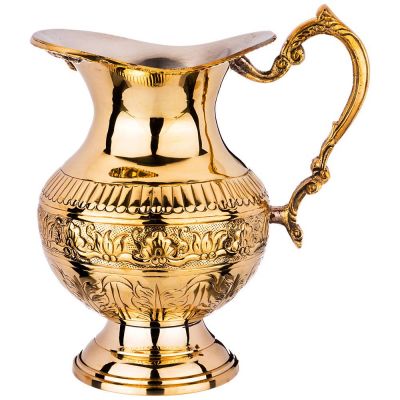 КУВШИН 1500МЛ. ЛАТУНЬ ВЫСОТА=23 СМ (КОР=16ШТ.)-0