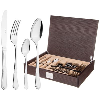 НАБОР СТОЛОВЫХ ПРИБОРОВ SETTECENTO  НА 6 ПЕРСОН 24 ПР.-0