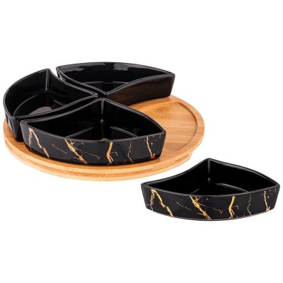 МЕНАЖНИЦА 4 СЕКЦИИ НА ДЕРЕВ. ПОДСТАВКЕ LEFARD 