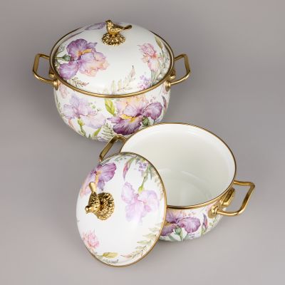 НАБОР КАСТРЮЛЬ AGNESS ЭМАЛИРОВАННЫХ СЕРИЯ 