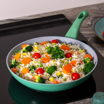 СКОВОРОДА AGNESS С АНТИПРИГАРНЫМ ПОКРЫТИЕМ 