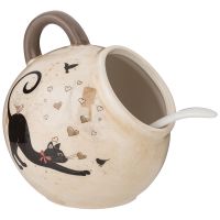 СОЛОНКА С ЛОЖКОЙ AGNESS 