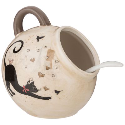 СОЛОНКА С ЛОЖКОЙ AGNESS 