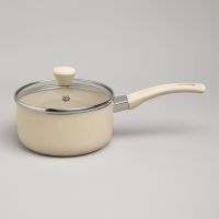 КОВШИК AGNESS АНТИП. ПОКР. РУЧКА SOFT TOUCH  И СТЕКЛ. КРЫШКОЙ 1000 МЛ 14*7 СМ